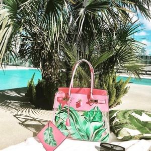 Hermes inspired Beverly Hills edition beach bag